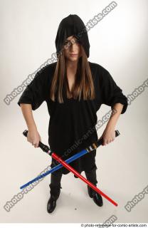 27 2018 01 ANGELIA STANDING POSE WITH LIGHTSABERS